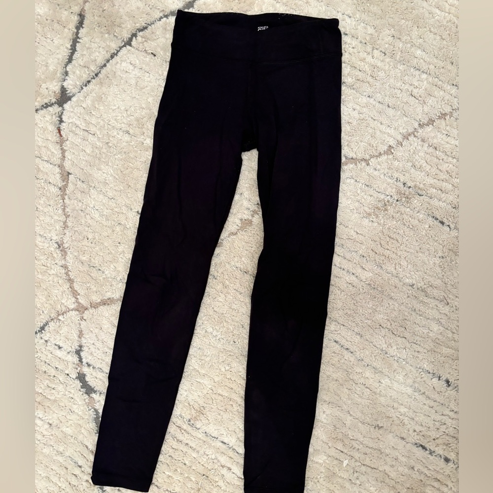 ATHLETA girl black 25 mid rise leggings